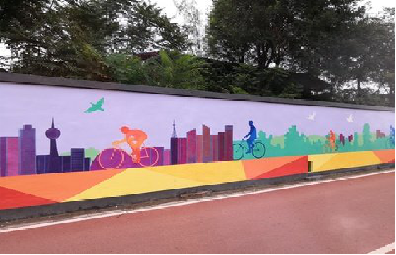  东兴墙体彩绘-围墙