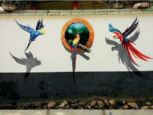  东兴视觉错位-3D墙绘设计