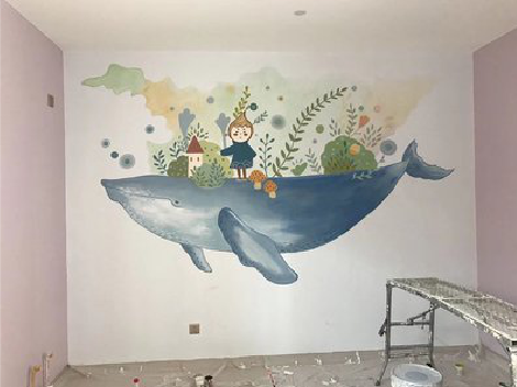 东兴手绘墙的特点及优势。